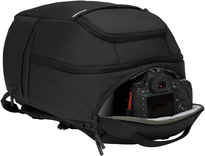 Incase DSLR BackPack with Durable 840D Nylon - 26L Weather Resistant Camera Bag designed for Photographers and Videographers, Customizable Dividers to Secure all Equipment, Quick Access Pocket - Black