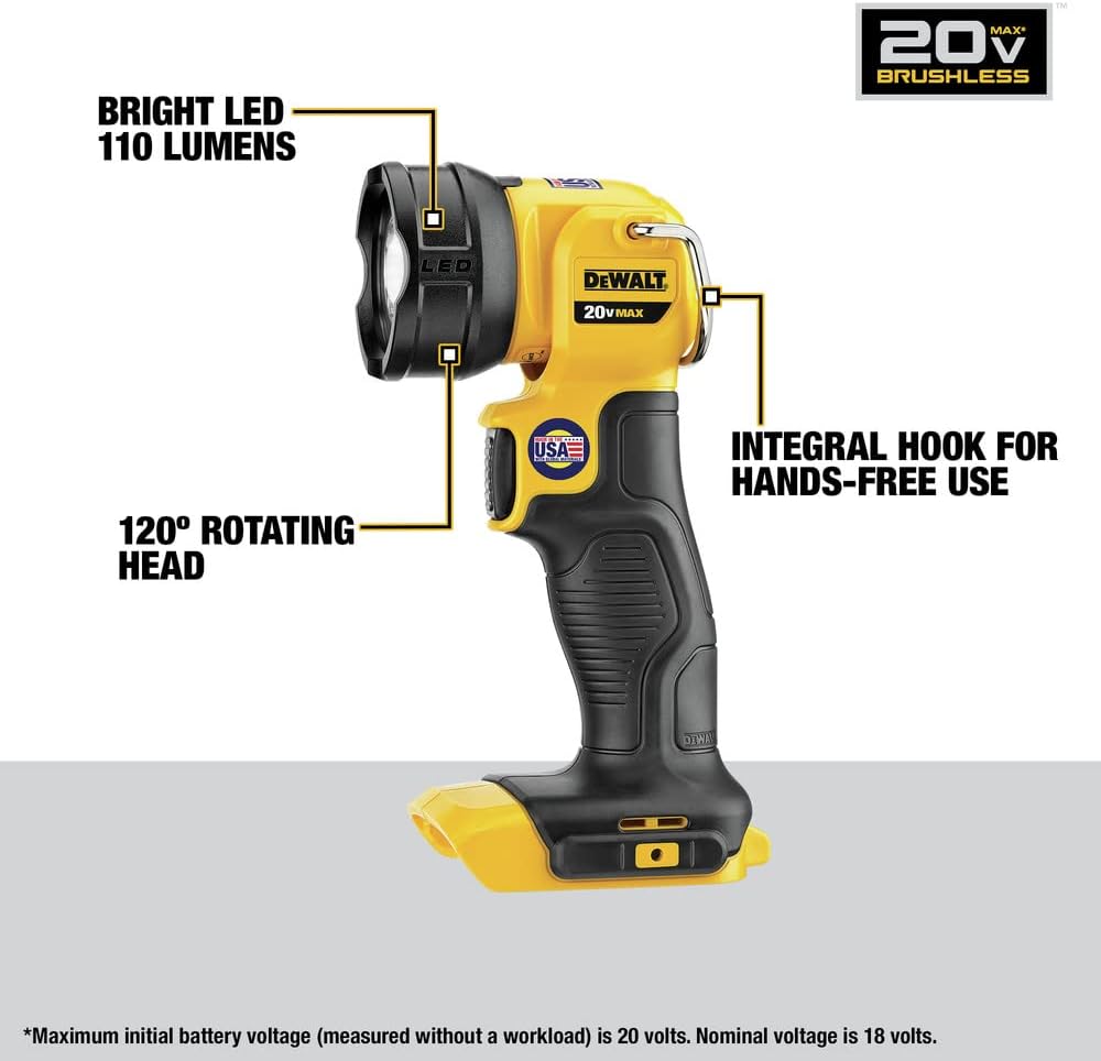 DEWALT 20V MAX* XR Cordless 4-Tool Combo Kit With 5.0Ah Batteries (DCK447P2)