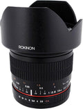 Rokinon 10mm F2.8 ED AS NCS CS Ultra Wide Angle Fixed Lens for Sony E-Mount (NEX) Cameras (10M-E) , Black