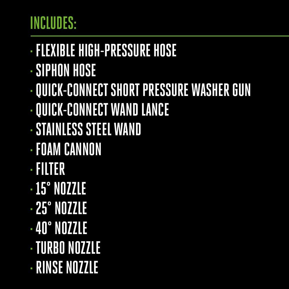 EGO Power+ Electric Pressure Washer, 3200 PSI Power Washer, Includes (2) 56V 6.0Ah Batteries and Charger - HPW3204-2