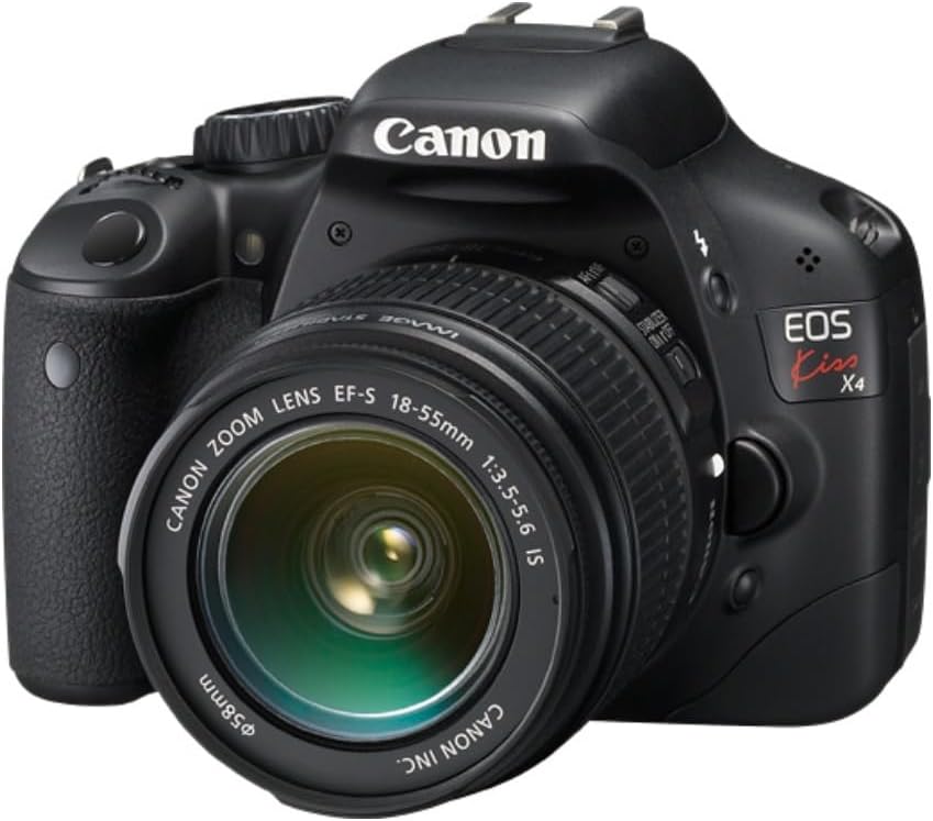 Canon EOS Kiss X4 (AKA Canon Rebel T2i in USA) with EF-S 18-55mm 18 Mega Pixel DSLR Camera (Renewed)