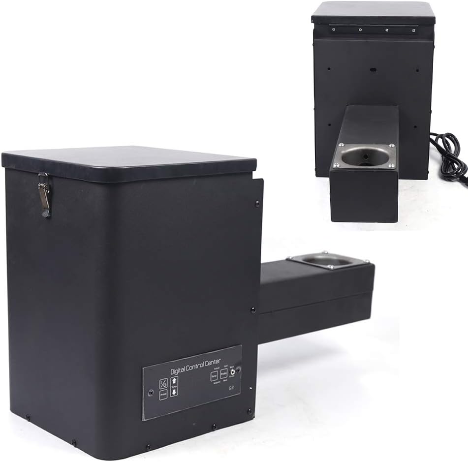 Pellet BBQ Smoker Hopper Assembly Kit, Digital Temperature Controller Electric Wood Pellet Smoker Grill Part for BBQ, Smoke, Bake, Roast, Braise, Grill