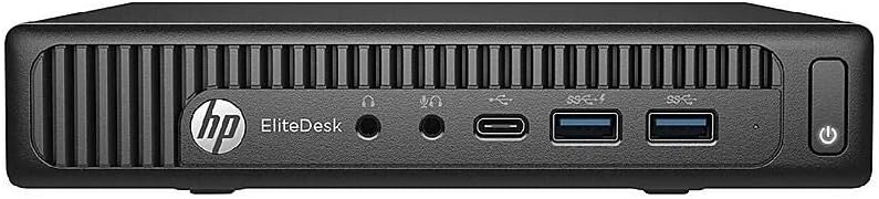 HP EliteDesk 800 G2 Mini Business Desktop PC Intel Quad-Core i3-6100T up to 3.2G,8GB DDR4,256GB SSD,VGA,DP Port,Windows 10 Professional 64 Bit-Multi-Language-English/Spanish (Renewed)