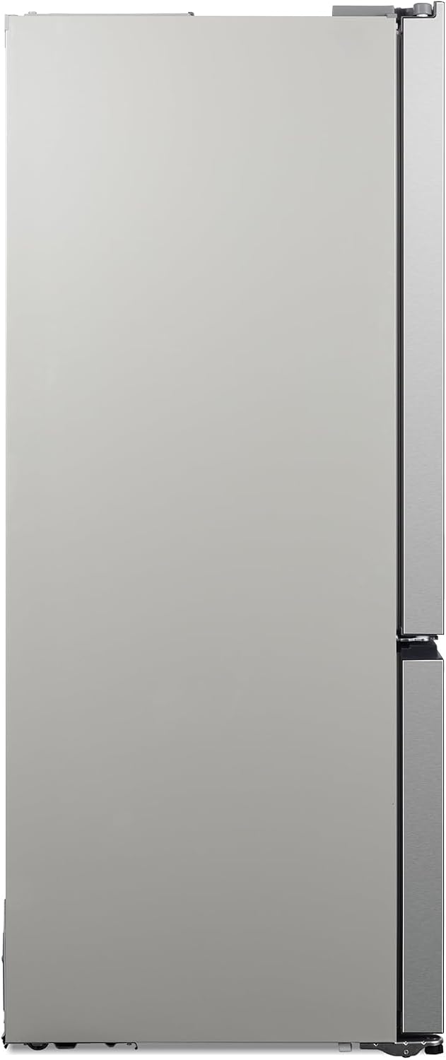 COSMO COS-RFFV183RS 30 in. Vista Collection 17.5 cu. ft. Counter Depth 3-Door French Door Refrigerator, Freezer Drawer, Stainless Steel