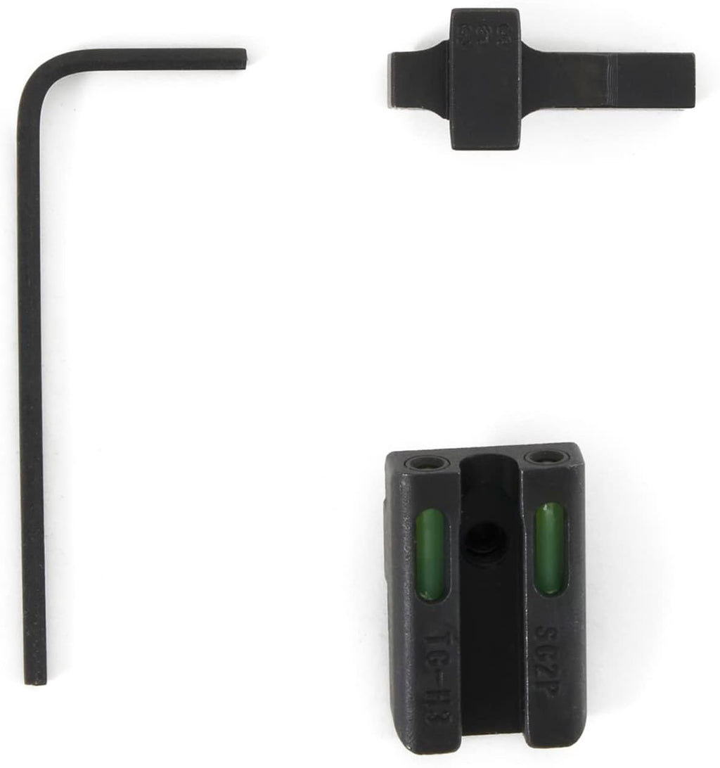 Truglo TFX PRO Handgun Sight, Glowing Shock Proof Tritium and Fiber Optic Night Sight for Handguns, Compact, Durable, and Snag Free Sight