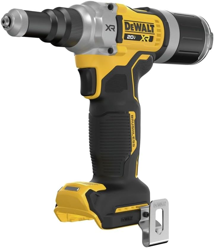 DEWALT 20V MAX XR Cordless Rivet Tool, 1/4', Bare Tool Only (DCF414B)