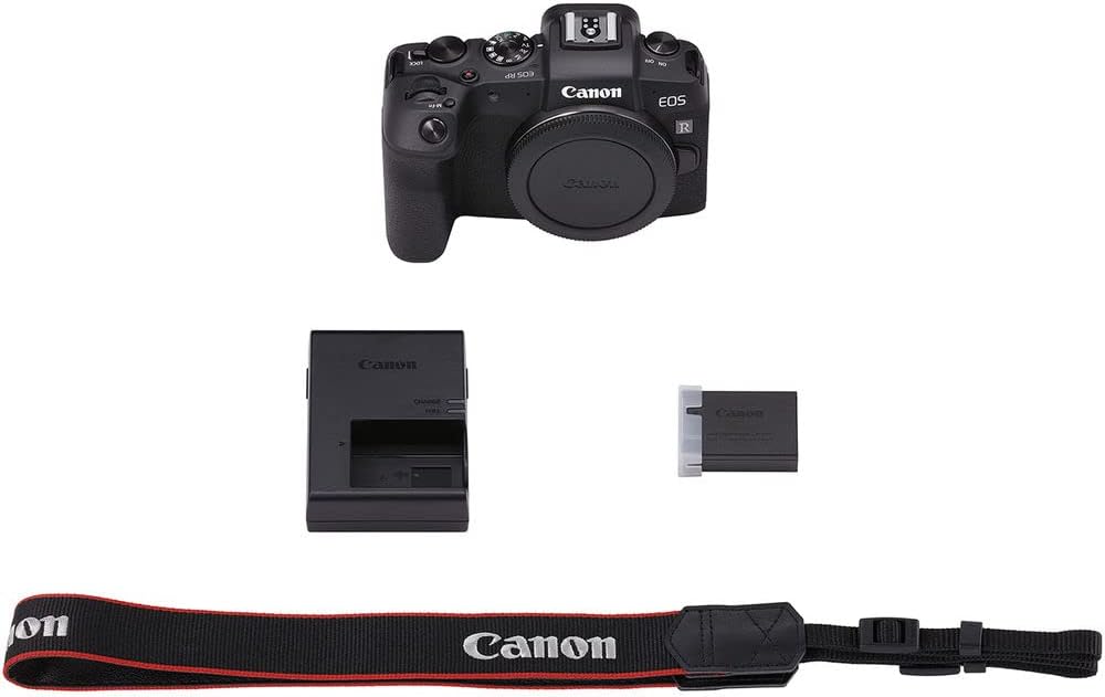 Canon EOS RP Mirrorless Camera (Body Only) – Full-Frame 26.2MP CMOS Sensor, Vari-Angle Touchscreen, 4K Video, Wi-Fi + Bluetooth – Compact & Lightweight (3380C002) + 64GB Card + Shoulder Bag