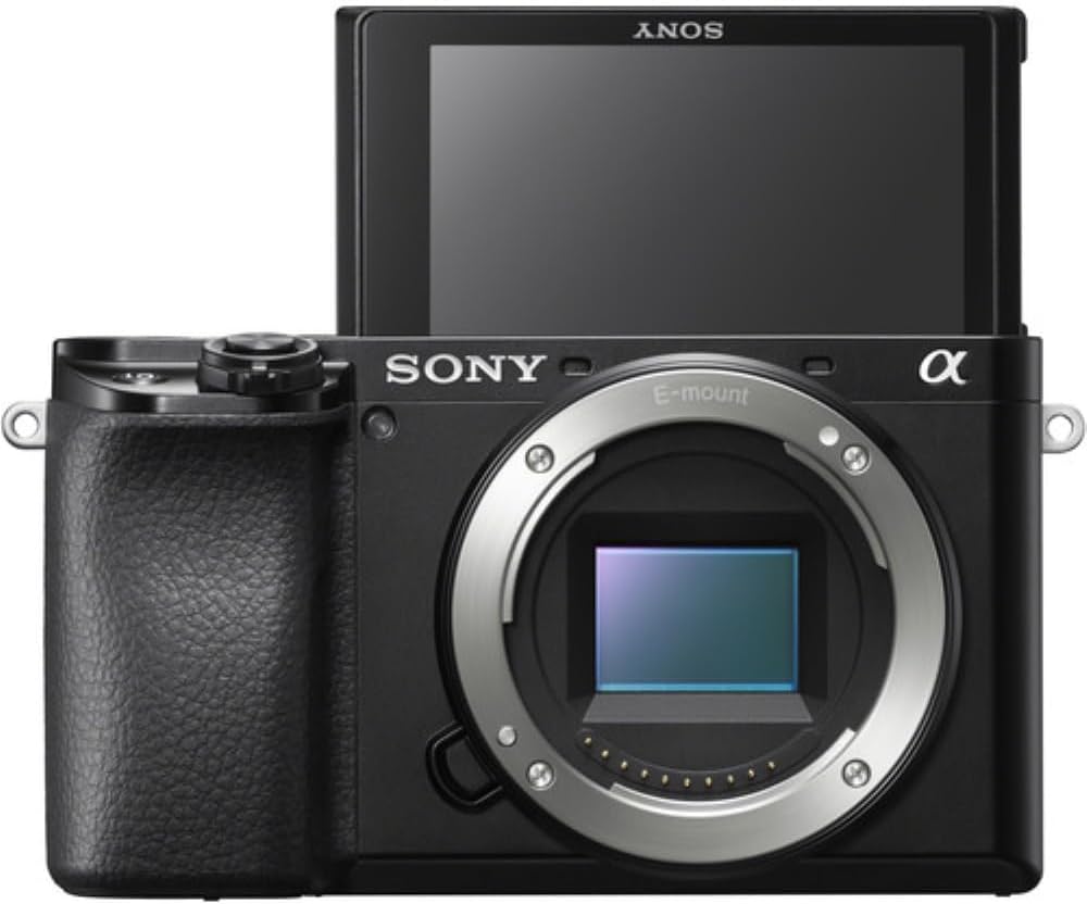 Sony Alpha a6100 Mirrorless Digital Camera Body Bundle with Tamron 18-300mm f/3.5-6.3 Zoom Lens + 64GB Memory Card + UV Filter + Charger + KC-25 Camera Bag + Cleaning Kit + Cloth