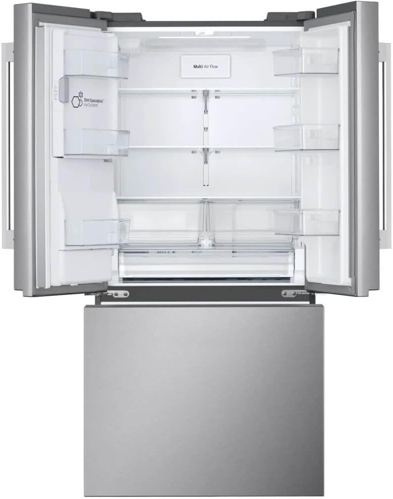 LG LF25H6330S 24.5 cu ft French Door Refrigerator – External Water & Ice Dispenser, White