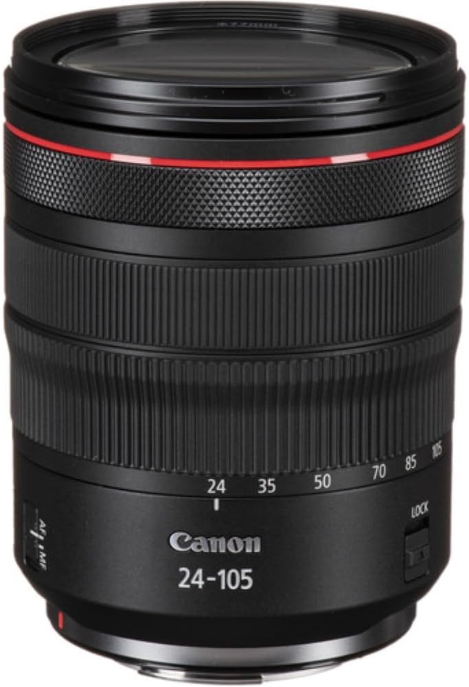 Canon EOS R5 Mark II Mirrorless Camera with RF 24-105mm f/4 Lens with Canon LP-E6P Lithium-Ion Battery