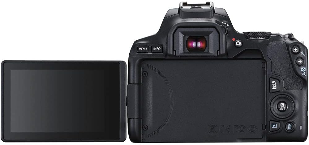 Canon EOS Rebel SL3 DSLR Camera with EF-S 18-55mm Lens Bundle: 3 Lens Kit, 64GB Memory, Wide Angle, Telephoto, Carrying Case, Flash + Pro Kit (Renewed)