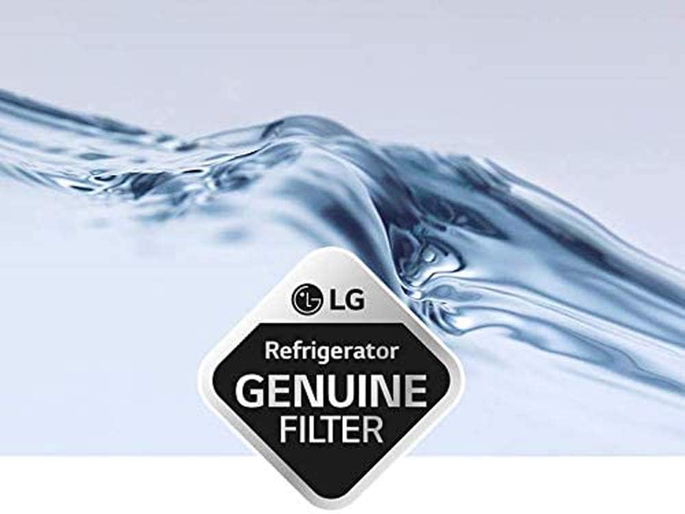 LG LT1000P3 6-Month / 200 Gallon Refrigerator Replacement Water Filter, 3 Count (Pack of 1), White