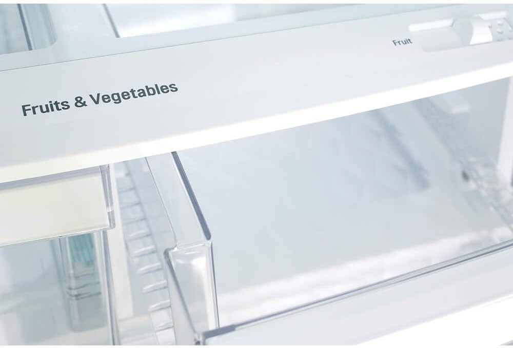 LG LFDS22520S - Refrigerator/Freezer - French Door Bottom Freezer with Water Dispenser - Stainless Steel