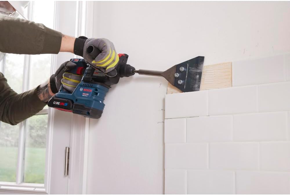 Bosch GBH18V-22K24 18V Brushless SDS-plus® Bulldog™ ¾ In. Rotary Hammer Kit with (2) CORE18V® 4 Ah Advanced Power Batteries