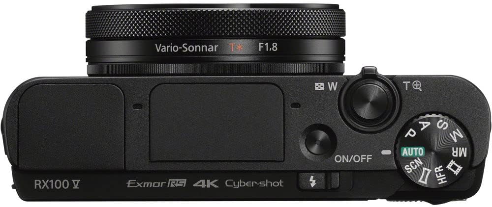 Sony Cybershot DSC-RX100 VA Premium Compact Digital Camera (DSC-RX100M5A/B) + Case + 64GB Card + Card Reader + Flex Tripod + Cleaning Kit and More