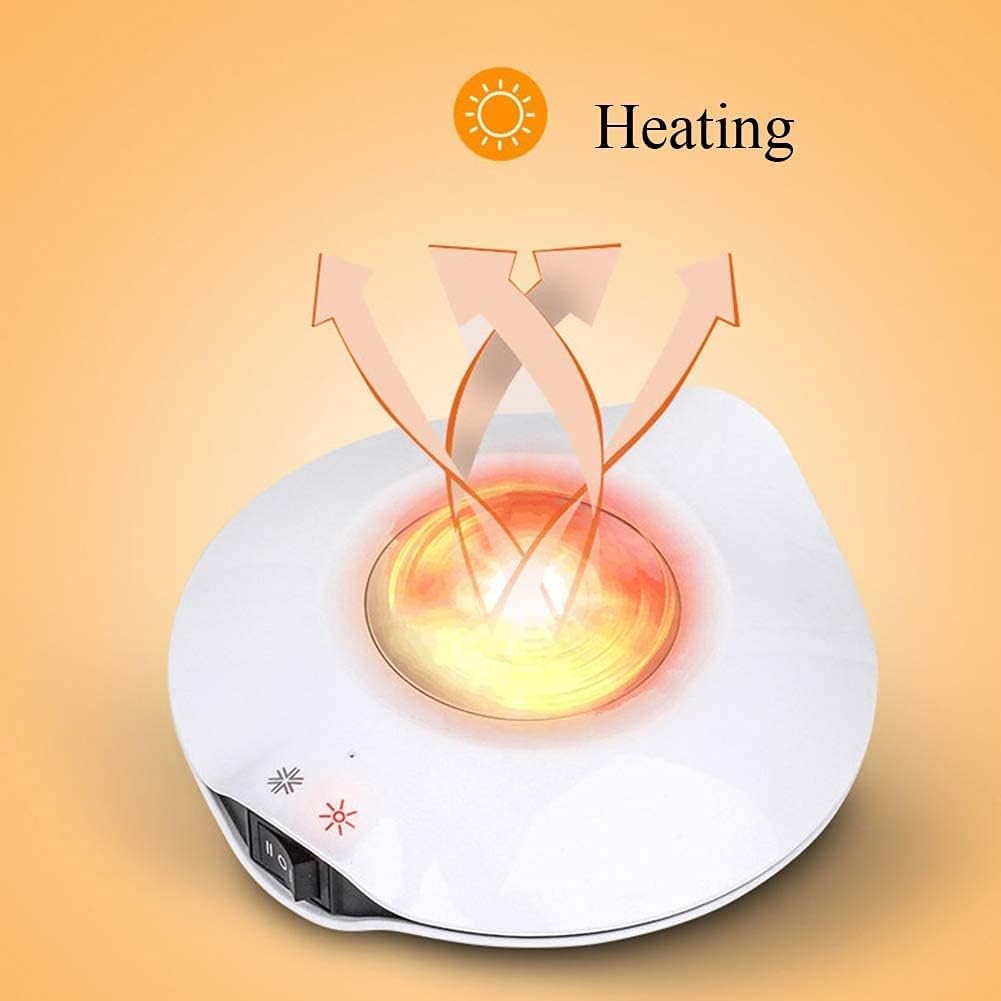 Electric Cooler 2 In 1 Cup Cooler and Warmer Cooling and Heating Cup Pad Dual Use Cooler Warmer Cup Coffee Tea Beverage Cans Cooler Warmer Heater Chilling Coasters Suitable for Party Office Home
