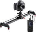 GVM Camera Slider, 27' Aluminum Alloy Motorized Slider with Time-Lapse, Video Shooting and Round Trip Shooting, Track Dolly Rail for Most DSLR Cameras for Interview Photography