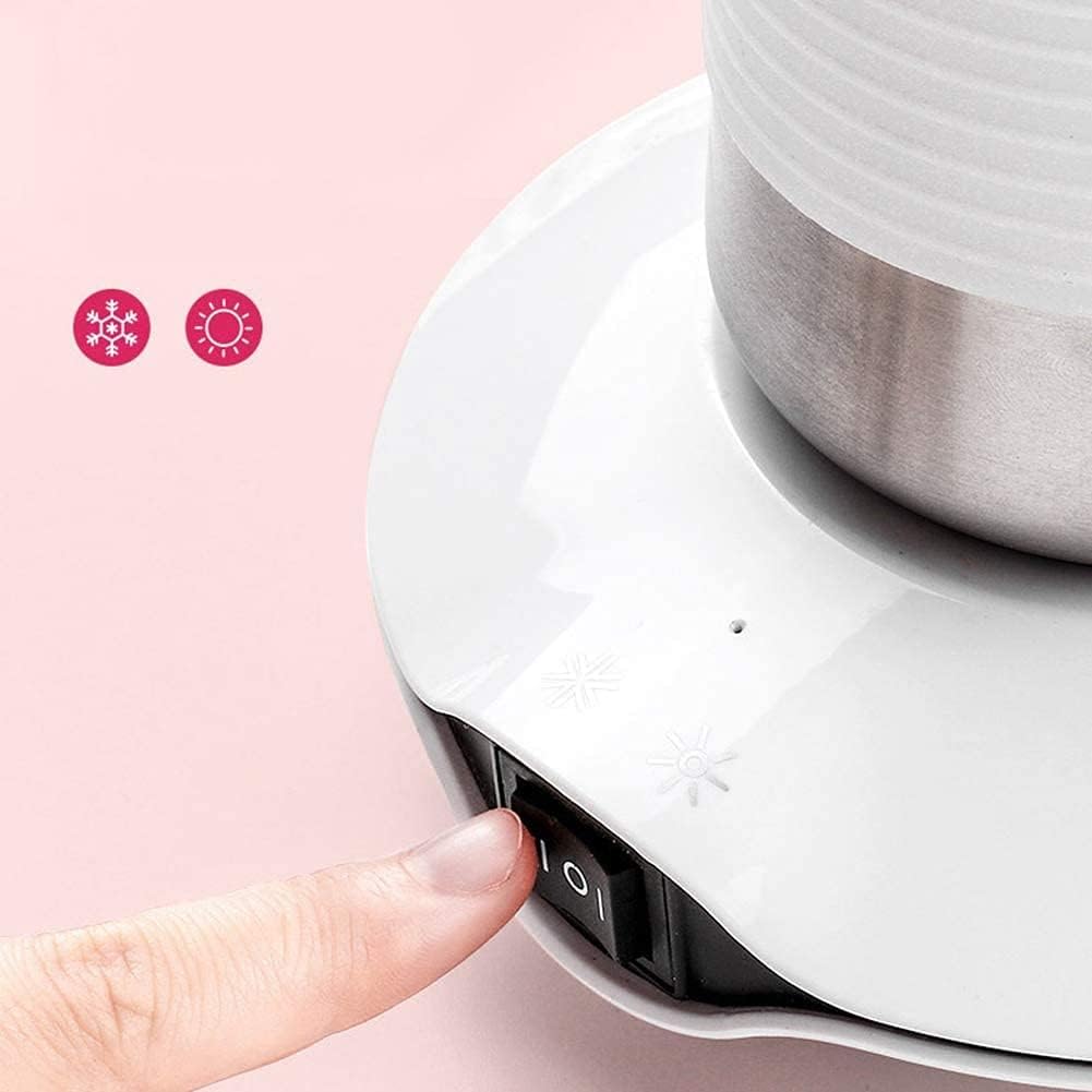 Electric Cooler 2 In 1 Cup Cooler and Warmer Cooling and Heating Cup Pad Dual Use Cooler Warmer Cup Coffee Tea Beverage Cans Cooler Warmer Heater Chilling Coasters Suitable for Party Office Home