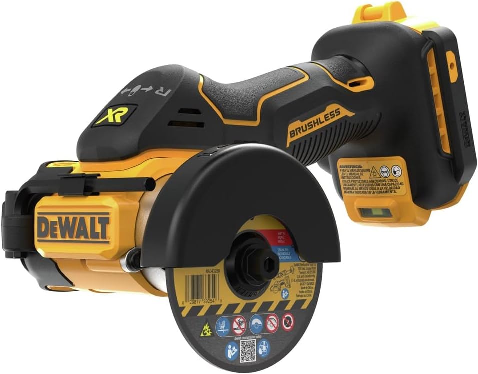 DEWALT 20V MAX Cordless Angle Grinder Kit, 3-in. (DCS438E1)