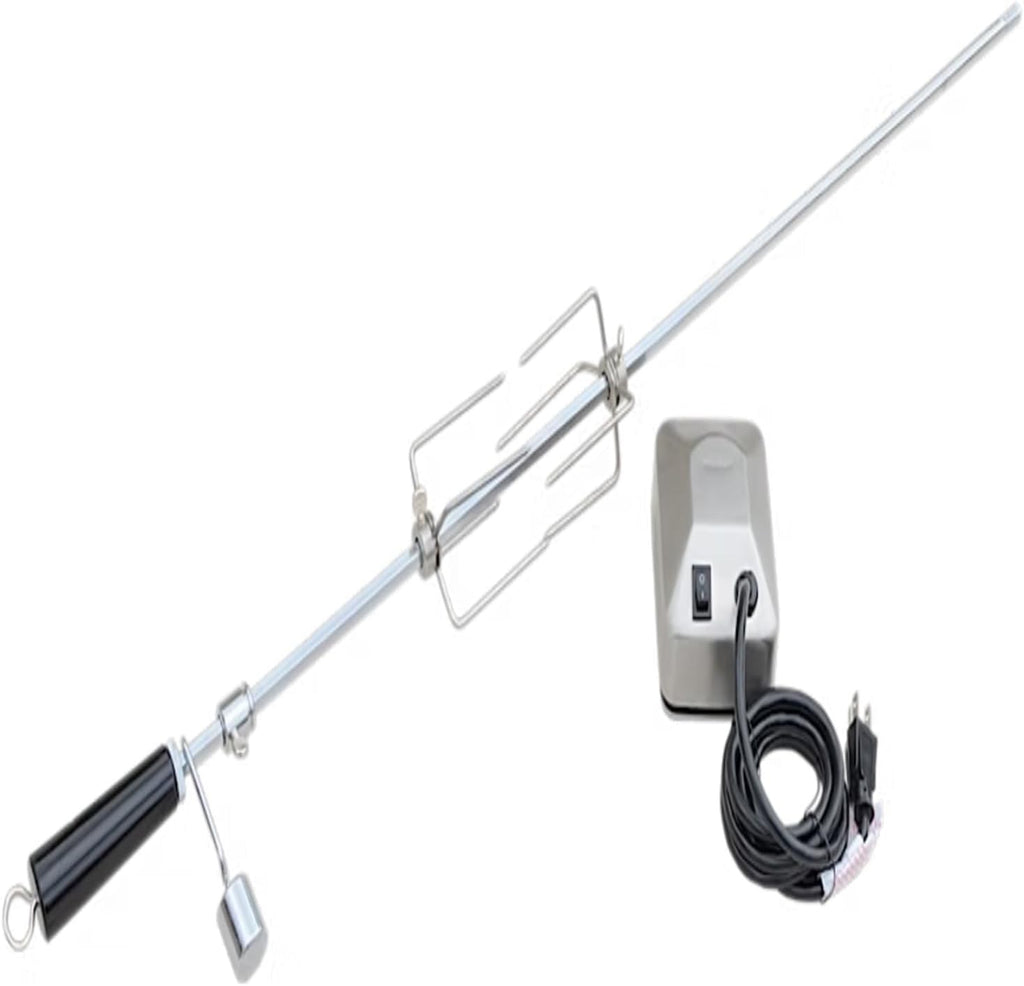 Kokomo BBQ Grill Rotisserie Kits for 5 Burner | Heavy Duty Stainless Steel Rotisserie Kits with 120V Motor | Adjustable Spit Rod with Handle for Grills, Charcoal Spit, Backyard, Outdoor Party