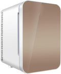Mini Fridge, Portable Car Refrigerator 22L/22 Can Cooler & Warmer Compact Fridge with 12V DC & 220V AC for Skincare, Food and Drinks, Small Fridge,A