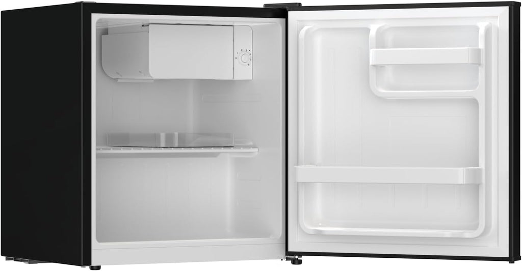 Frigidaire BLACK-ROSEGOLD Retro Mini Refrigerator-Energy Saving-Adjustable Thermostat Control-Side Mounted Bottle Opener-Ideal for Dorm, Office, RV, Garage, Apartment 1.6 Cubic Feet