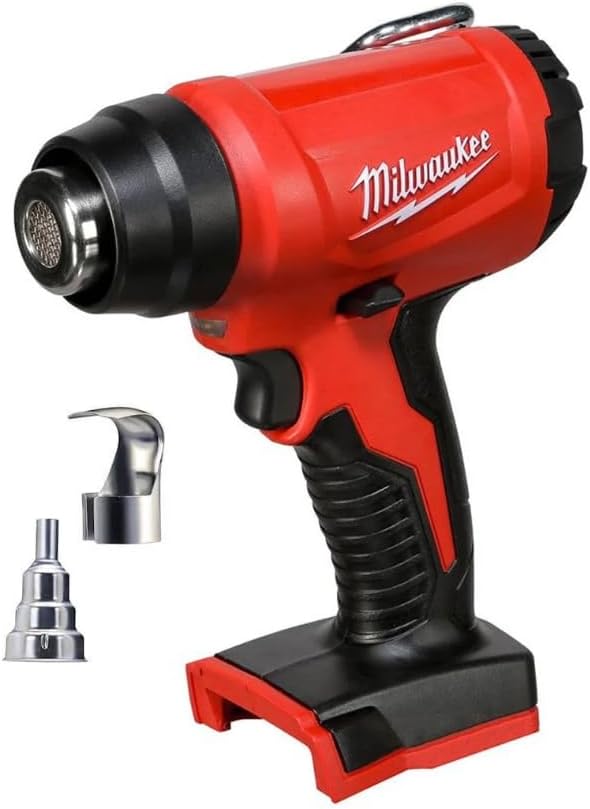 Milwaukee M18 BHG-0 Cordless Heat Gun 18V Bare Unit, RED