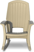 Semco Rockaway Heavy Duty All-Weather Outdoor Rocking Chair Plastics - Sand Tan