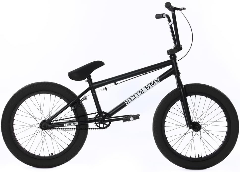 Elite BMX Bicycle 18', 20' & 26' BMX Bike for Teen Bike and Adult Bikes - Freestyle BMX Bike All Models Come with 3 Piece BMX Crankset