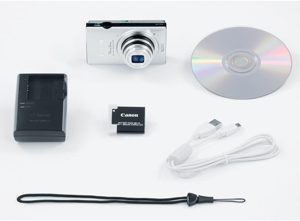 Canon ELPH 320 HS 16.1MP Digital Camera with WiFi and 5X Optical Zoom-Silver 6021B001