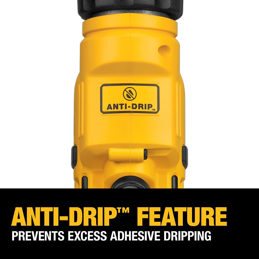 DEWALT 20V MAX Caulking Gun, Cordless, 10oz, Variable Speed Trigger, Interchangeable Canister Trays, Bare Tool Only (DCE560B)