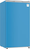 ARCTIC CHEF Mini Refrigerator-Freezer Compartment-Adjustable Thermostat Control-Reversible Doors-Ideal for Dorm, Office, RV, Garage, Apartment-BLUE, 3.2 CU.FT