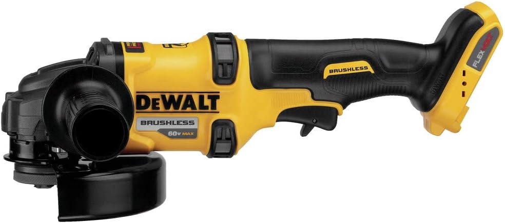 DEWALT FLEXVOLT 60V MAX* Angle Grinder with Kickback Brake, Tool Only (DCG414B)