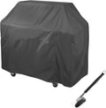 Grill Covers Heavy Duty Waterproof, Barbecue Cover 210D Silver-Coated Oxford Cloth, Wind, Rain, Snow Resistant, Universal Fit with Drawstring Closure with Grill Brush(Size:39 * 26 * 32in,Color:Black)