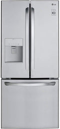 LG LFDS22520S - Refrigerator/Freezer - French Door Bottom Freezer with Water Dispenser - Stainless Steel