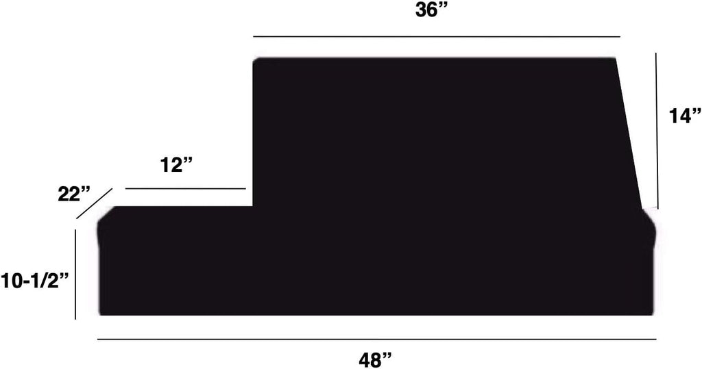Windproof Covers 48 inch Heavy Duty Premium Vinyl Grill Cover to fit DCS Series 7 with Side Burner Built-in Grill