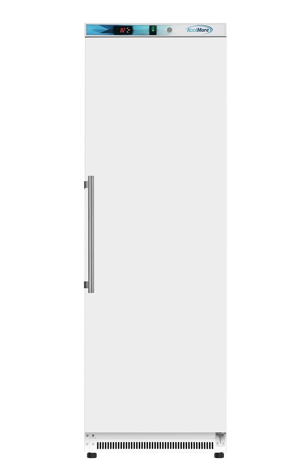 KoolMore 12 Cu. ft. Commercial Reach in Refrigerator with Solid Door, ETL Listed in White
