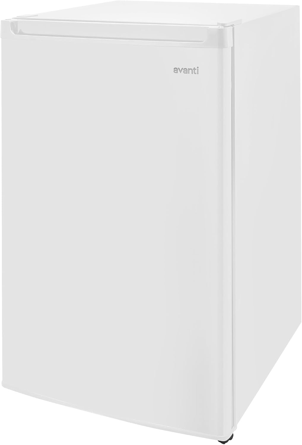 Avanti 4.4 Cu. Ft. Mini Fridge, Compact Refrigerator, Removable Shelves, Crisper Drawer, Reversible Locking Door, Energy Star Certified with Automatic Defrost, White