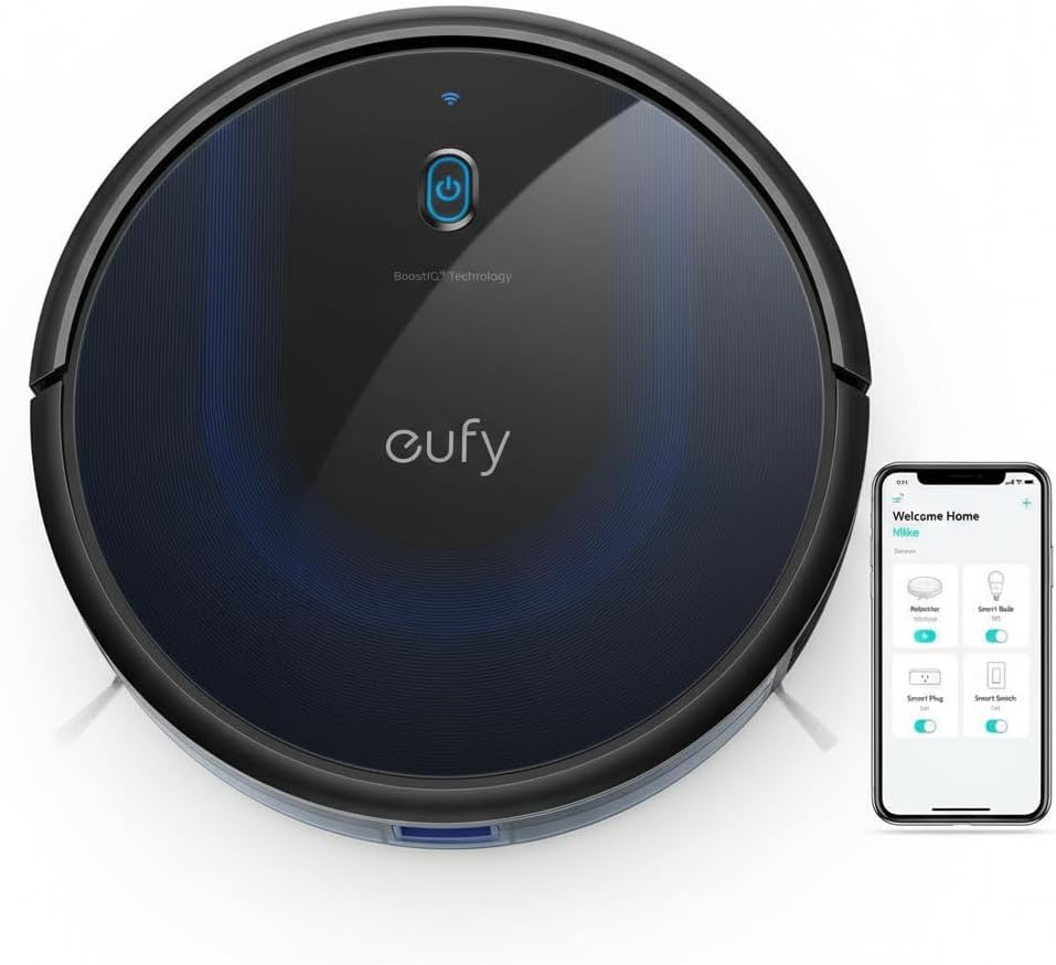 eufy Robot Vacuum 15C Sim, Max 2000pa Suction, Super Thin, Robot Vacuum Cleaner, Self-Charging Robotic Vacuum Cleaner