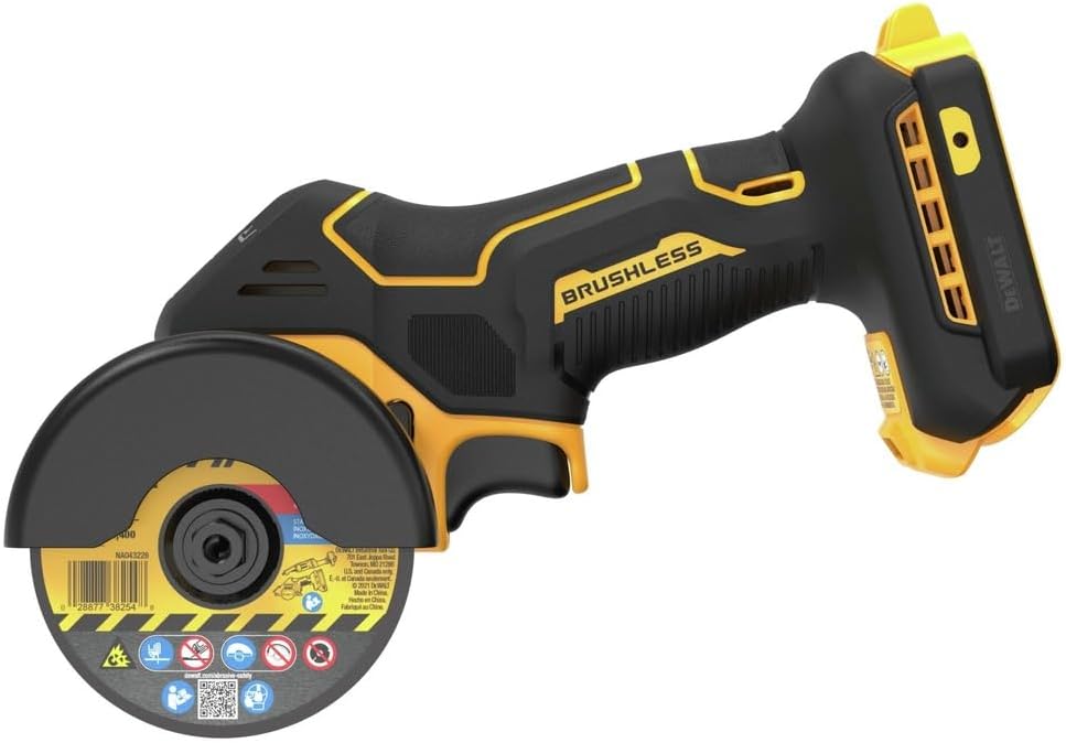 DEWALT DCS438BR 20V MAX XR Brushless Lithium-Ion 3 in. Cordless Cut-Off Tool (Tool Only) (Renewed)