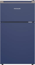 Frigidaire Compact Refrigerator with Top Freezer - 2 Door Fridge with 3.2 Cu Ft, Contemporary Series, Blue