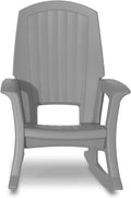 Semco Rockaway Heavy Duty All-Weather Outdoor Rocking Chair Plastics - Gray