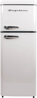 Frigidaire, 2 Door Apartment Size RETRO Refrigerator with Top Freezer, Chrome Handles, 7.5 cu ft
