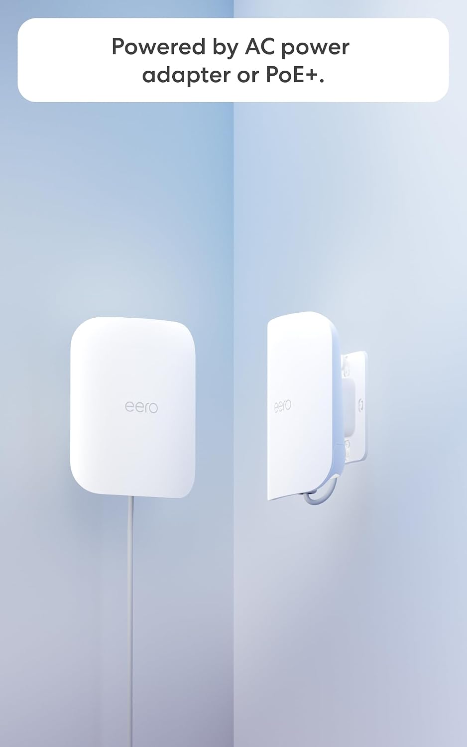 Amazon eero Outdoor 7 dual-band mesh wifi system (newest model) - Weatherproof rating of IP66, Coverage up to 30,000 sq. ft. outdoors, 2-pack, Includes two 30W PoE+ adapters