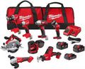 Milwaukee M18 18V Cordless Power Tool Combo Kit, 8-Tool Set, 3 Batteries, 2 Tool Bags, Charger Included