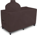 Big Egg Grill Outdoor Patio Covers 18 Oz Waterproof - 100% UV & Weather Resistant PVC Coated Patio Furniture Covers with Air Pockets & Drawstring for Snug fit (60' L x 36' D x 50' H, Coffee)