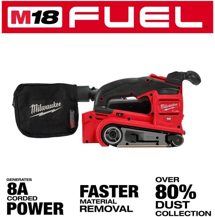 Milwaukee Electric Tool M18 Fuel 3'' x18 Belt Sander
