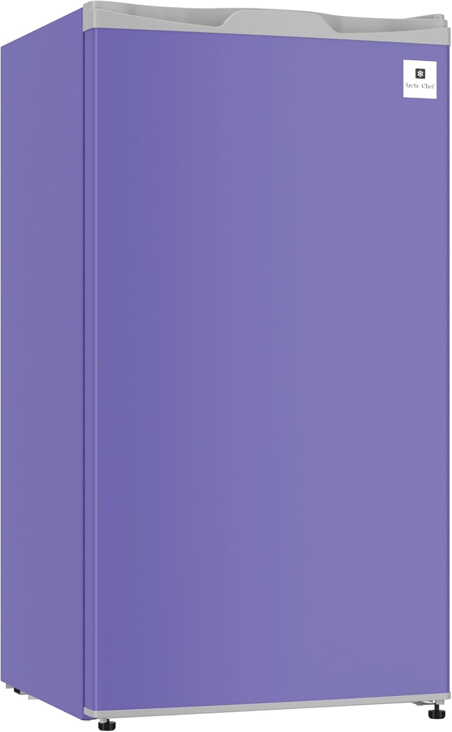 ARCTIC CHEF Mini Refrigerator-Freezer Compartment-Adjustable Thermostat Control-Reversible Doors-Ideal for Dorm, Office, RV, Garage, Apartment-PURPLE, 3.2 CU.FT