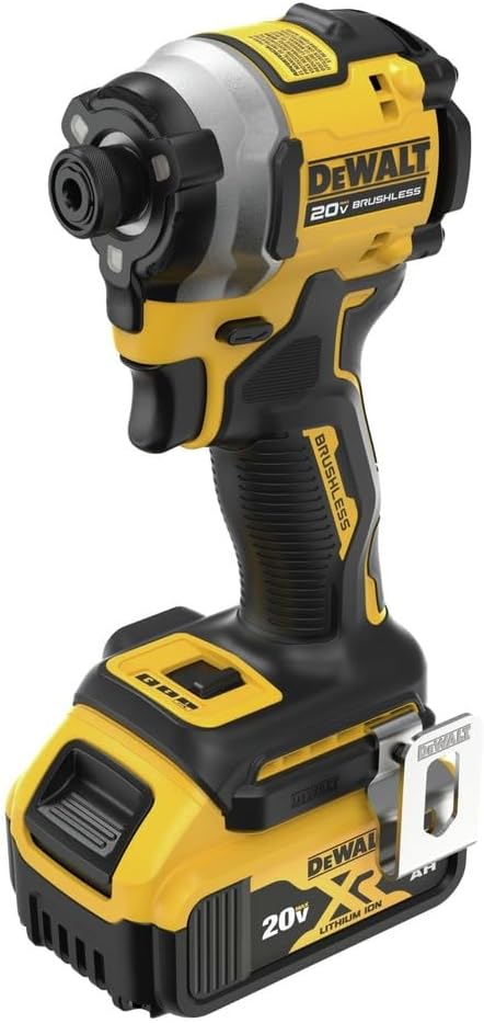 DEWALT DCF850P1R 20V MAX ATOMIC Lithium-Ion Brushless 3-Speed 1/4 in. Cordless Impact Driver Kit (5 Ah) (Renewed)