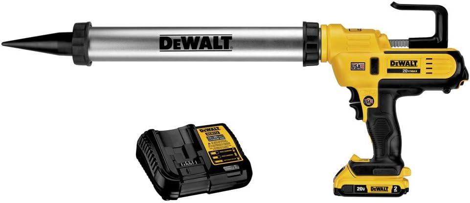 DEWALT 20V MAX* Caulking Gun Kit, Sausage Pack, 300-600ml (DCE580D1)